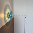 Axyaa Water Ripple Glass Wall Lamp: Bauhaus Style Indoor Lighting Fixture