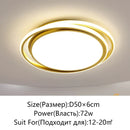 Axyaa LED Ceiling Light: Modern Minimalist Bedroom Chandelier for Living Room, Children's Room