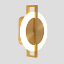 Axyaa Copper Luxe LED Wall Lamp for Aisle, Porch, Corridor, Cloakroom - Home Lighting