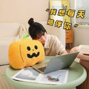 Axyaa Plush Ghost Pumpkin Eye Pillow Cushion - Halloween Decor & Gift