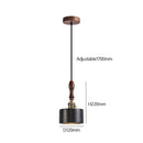 Axyaa Black Hole Stone Pendant Light for Retro Style Lighting
