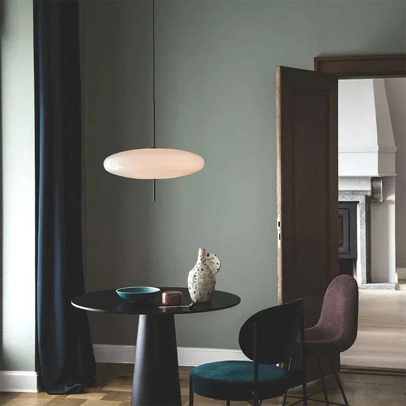 Axyaa Nordic LED Saucer Pendant Light for Home Decor