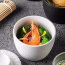 Axyaa Stone Patterned Ceramic Bowls Set of 5 - Molecular Cuisine Tableware