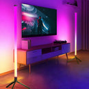 Axyaa RGB LED Corner Floor Lamp Modern Tripod Stand Atmosphere Lighting