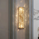 Axyaa Modern Gold Crystal Wall Sconce LED Lamp for Living Room Bedroom