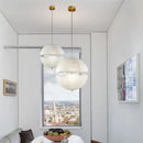 Axyaa Fiberglass Chandelier Pendant Lamp for Staircase Living Room & Bar