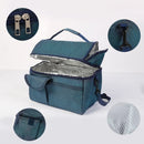 Axyaa Double Lunch Pack Insulated Bag - Large Capacity for Children's Picnic or Camping