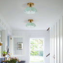 Axyaa Glass Flower Pendant Light for Dining room, Kitchen, Bedroom, Bedside