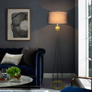Axyaa Nordic Black Floor Lamp Modern Art LED Decorative Standing Light