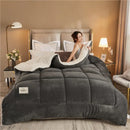 Axyaa Winter Fleece Blanket | Soft & Warm Cashmere Weighted Comforter Core