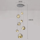 Axyaa Modern Stair Pendant Chandelier for Indoor Lighting