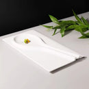 Axya Solid Color Ceramic Dinner Plate Set for Restaurant & Dessert - Sushi Snack Specialty Tableware