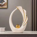 Axyaa Ceramic Decor Set for Entryway, TV Cabinet, Wine Cabinet, Office Desk