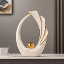 Axyaa Ceramic Decor Set for Entryway, TV Cabinet, Wine Cabinet, Office Desk
