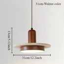 Axyaa Natural Stone LED Pendant Light for Dining Living Room & Cafe