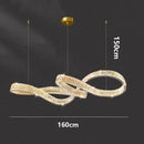 Axyaa Crystal Chandelier Pendant Light for Living and Dining Room