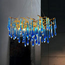 Axyaa Crystal Pendant Lamp for Living Room, Bedroom, Dining Room, and Bar Counter