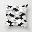 Axyaa Glitter Geometric Pineapple Pillow Covers - 45X45cm