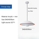 Axyaa Flying Saucer Chandeliers Acrylic LED Pendant Lights Kitchen Dining Decor