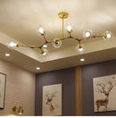 Axyaa Large Indoor Chandelier Light for Dining Living Room Stairwell, E26/E27 Base