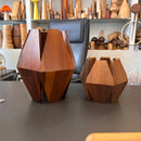 Axya Log Style Wood Chandelier for Dining Room and Kitchen Island