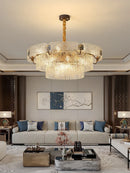 Axyaa Ring Chandelier Pendant Light Fixture for Modern Bedroom