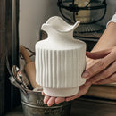 Axyaa Floral Relief Ceramic Vase: Living Room Decor, Handcrafted Ornament & Flower Arrangement