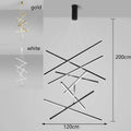 Axyaa Nordic Stair Chandelier Set for Living and Dining Room Lighting