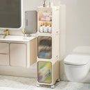 Axyaa 20cm Multi-Layer Slim Storage Cabinet Organizer for Bathroom Kitchen Living Room