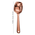 Axyaa Stainless Steel Ice Scoop Shovel with Long Handle, Kitchen Serving Spoon