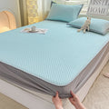 Axyaa Cooling Mattress Cover Smooth Fiber Breathable Sheet - Solid Bedding