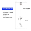 Axyaa Cone Pendant Light 17W: Industrial Hanging Lamp for Home Decor
