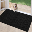 Axyaa Indoor Outdoor Doormat 36x59 Absorbent Non Slip Rubber Backing Resist Dirt Mats