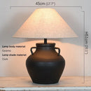 Axyaa Ceramic Table Lamp for Home and Hotel Living, Bedroom, Study, and Desk Lighting