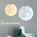 Axya Moon Ball Pendant Light: Modern Design Hanging Lamp Chandelier for Home Decor & Restaurant