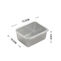 Axyaa Stainless Steel Food Storage Tray with Cover - Kitchen Organizer