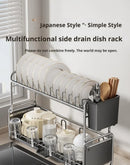 Axyaa Kitchen Draining Rack for Dishes, Bowls, Cups, and Chopsticks