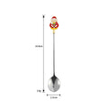 Axyaa Stainless Steel Christmas Dessert Set - Creative Cartoon Cutlery