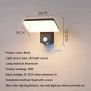 Axyaa Outdoor LED Wall Lamp - Waterproof Sensor Light for Garden, Balcony, Bedroom