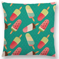 Axyaa Chocolate Candy Donuts Ice Cream Cushion Cover Party Throw Pillow Case