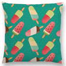 Axyaa Chocolate Candy Donuts Ice Cream Cushion Cover Party Throw Pillow Case