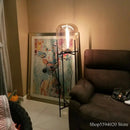 Axyaa Contemporary Glass Table Lamp: Elegant LED Desk Decor for Bedroom & Living Room