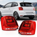 Axyaa Rear Tail Light Assembly Set for VW POLO 2014-2018 (No Bulbs)