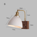 Nordic Copper Bedroom Wall Light by Axyaa: Adjustable LED, Zipper Switch, E27 Bulb