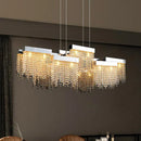 Axyaa Modern Ceiling Chandelier Indoor Lighting Fixture for Dining & Living Room