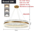 Axyaa Luxury Crystal Chandelier for Living Room Dining Home Decor