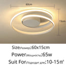 Axyaa Modern Linear LED Ceiling Lamp for Home Indoor Decor