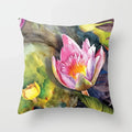 Axyaa Decor Pillowcase: Flower Print Square, Bedroom & Living Room 45x45cm