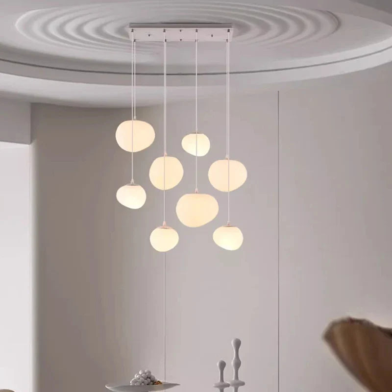 Axyaa Ring LED Pendant Light Chandeliers for Modern Living and Dining Rooms