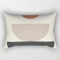 Axyaa Geometric Leaf Plant Print Pillowcase - Modern Nordic Sofa Cushion Cover